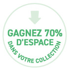 Pochette perforées pour DVD, espace pour la jaquette