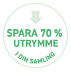 DVD-fodral med pärmhål för DVD-förvaring