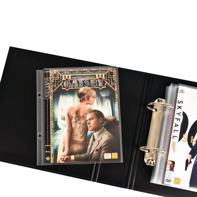 DVD Bundle, 100 Single DVD Sleeves, 4 DVD Binders