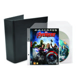 DVD Bundle, 50 Double DVD Sleeves with Felt, 2 DVD Binders
