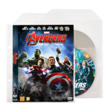 DVD Bundle, 50 Double DVD Sleeves with Felt, 2 DVD Binders