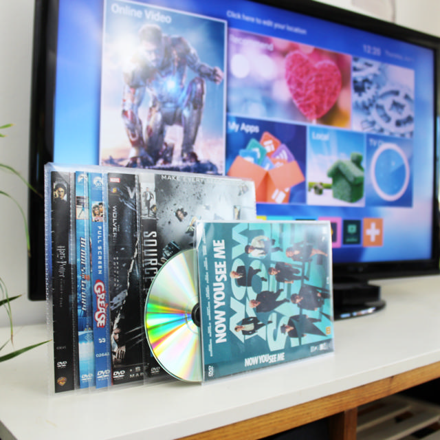 Biologisch afbreekbare DVD hoes met plek voor een DVD-cover