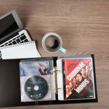 Single / Double DVD Sleeves with Felt & Binder Holes