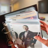 DVD verdelers met ringbandgaten incl. etiketten met voorbedrukte filmgenres