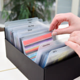 CD verdelers incl. etiketten met voorbedrukte genres