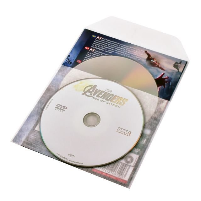 Single / Double DVD Sleeves with Felt