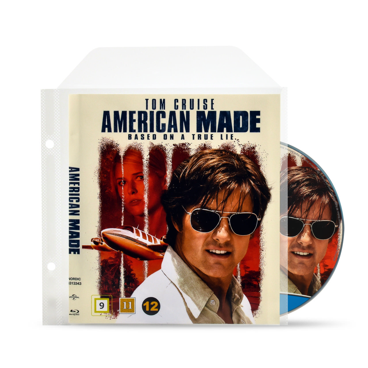 Blu-ray hoes met ringbandgaten