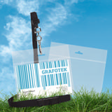 Biodegradable badgehouder, horizontaal 