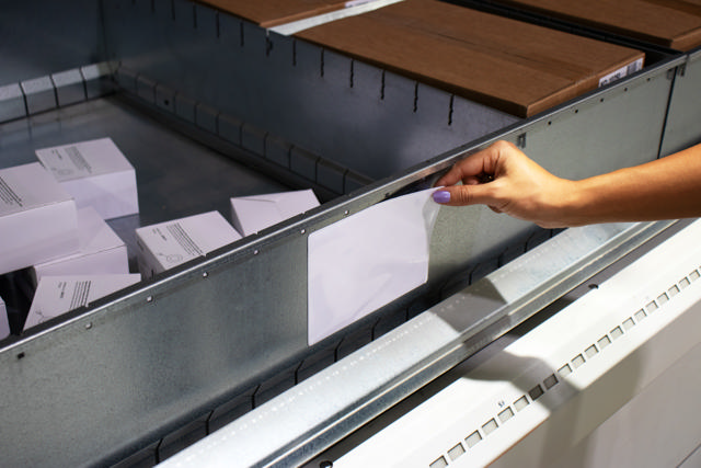 Magnetisk etikette lomme, A6