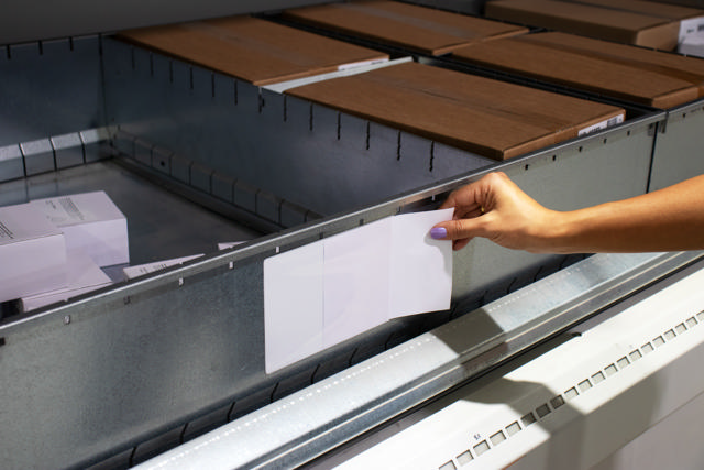 Magnetisk etikette lomme, A6