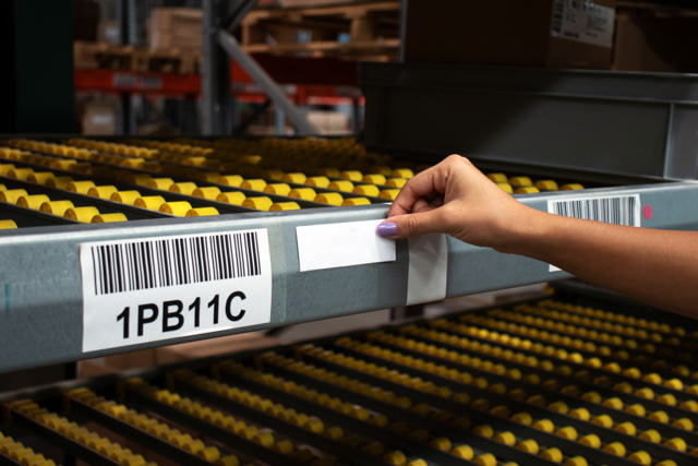 Magnetische etikethouder, 25 x 75 mm, zonder etiketten