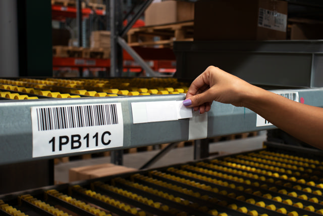 Magnetische etikethouder, 25 x 75 mm, zonder etiketten