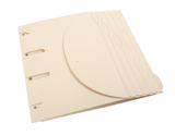 Smartfolder perforeret dokument folders - Tree-Free - pakke med 6 - A4 - naturlig