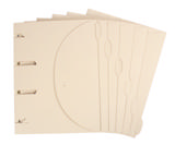 Smartfolder perforeret dokument folders - Tree-Free - pakke med 6 - A4 - naturlig