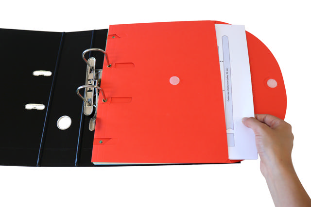 Smartfolder Uno perforeret dokument mappe, uden tab, A4