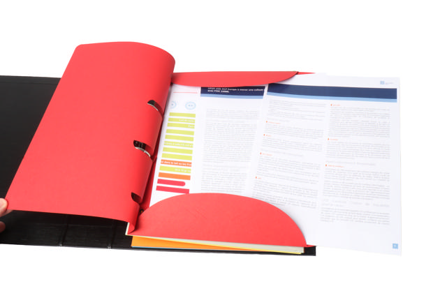 Smartfolder Uno perforeret dokument mappe, uden tab, A4