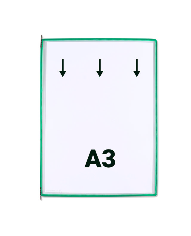 Funda con pivotes Tarifold, A3, vertical