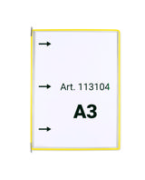 Tarifold zichtpaneel, A3, verticaal, laden links