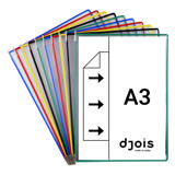 Tarifold zichtpaneel, A3, verticaal, laden links