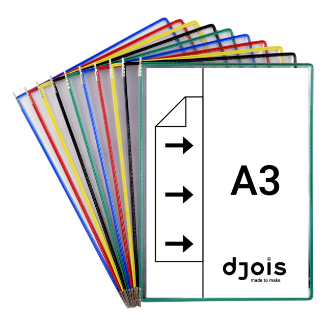 Tarifold zichtpaneel, A3, verticaal, laden links