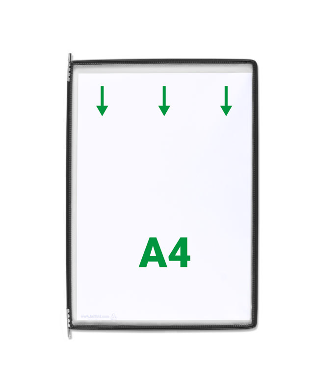Tarifold zichtpaneel, A4, verticaal