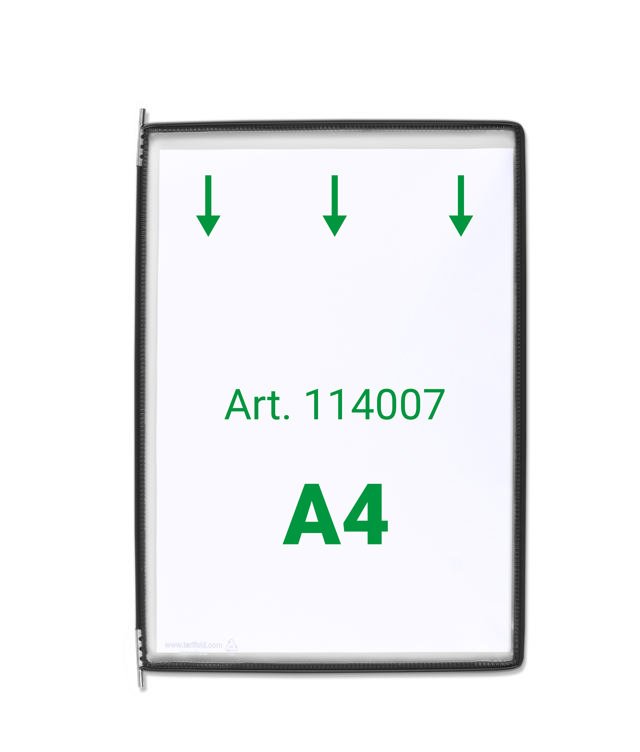 Tarifold zichtpaneel, A4, verticaal