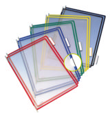 Funda con pivotes Tarifold, A4, vertical