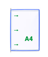 Tarifold-kääntötasku, A4, pystysuora, vasemmalta puolelta täytettävä