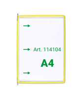 Funda con pivotes Tarifold, A4, vertical, inserción lateral izquierda