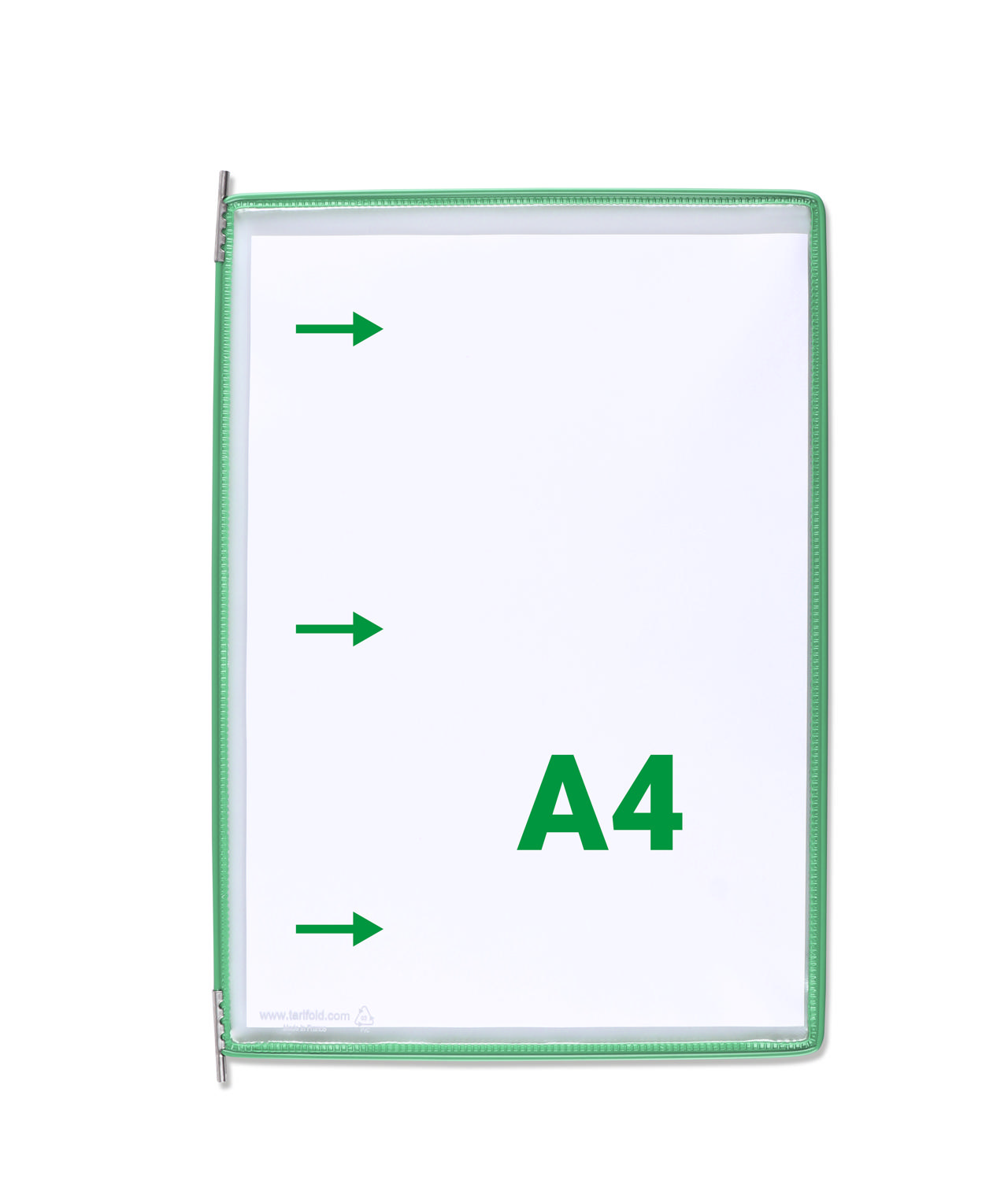 Tarifold Vridbar Ficka, A4, Porträtt, Laddning från Vänster Sida