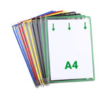 Tarifold Stainless Steel Pivoting Pocket, A4, Left Side Loading