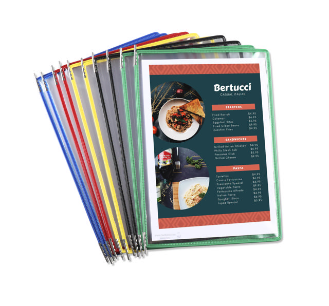 Tarifold Stainless Steel Pivoting Pocket, A4, Left Side Loading