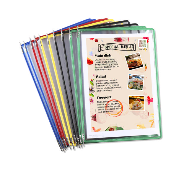 Tarifold Stainless Steel Pivoting Pocket, A4, Left Side Loading