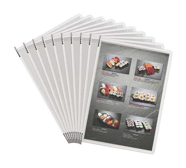 Tarifold antimicrobiële zichtpaneel, A4, verticaal