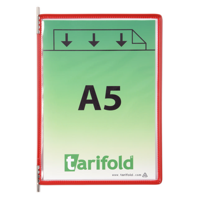 Tarifold zichtpaneel, A5, verticaal