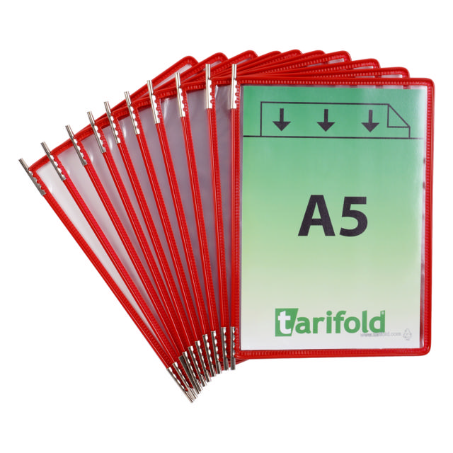 Tarifold zichtpaneel, A5, verticaal