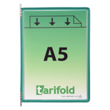 Tarifold zichtpaneel, A5, verticaal