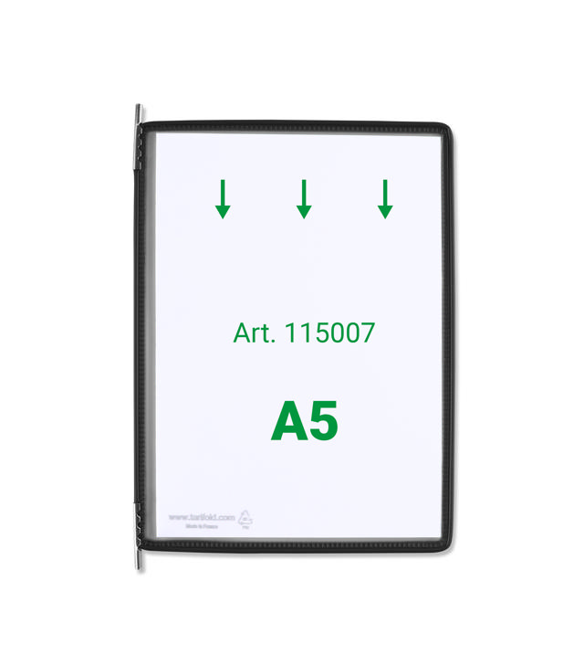 Tarifold zichtpaneel, A5, verticaal
