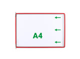 Tarifold zichtpaneel, A4, horizontaal, laden van rechts
