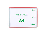 Tarifold zichtpaneel, A4, horizontaal, laden van rechts