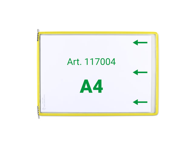 Tarifold zichtpaneel, A4, horizontaal, laden van rechts