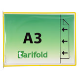 Tarifold zichtpaneel, A3, horizontaal, laden van rechts