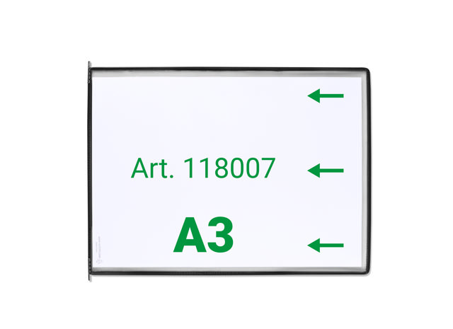 Funda con pivotes Tarifold, A3, horizontal, inserción lateral derecha