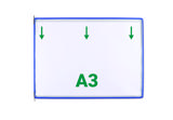 Tarifold zichtpaneel, A3, horizontaal