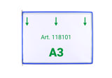 Tarifold zichtpaneel, A3, horizontaal
