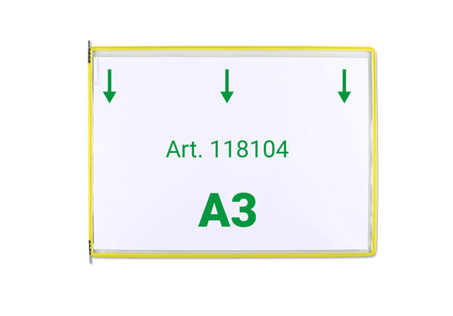 Tarifold zichtpaneel, A3, horizontaal