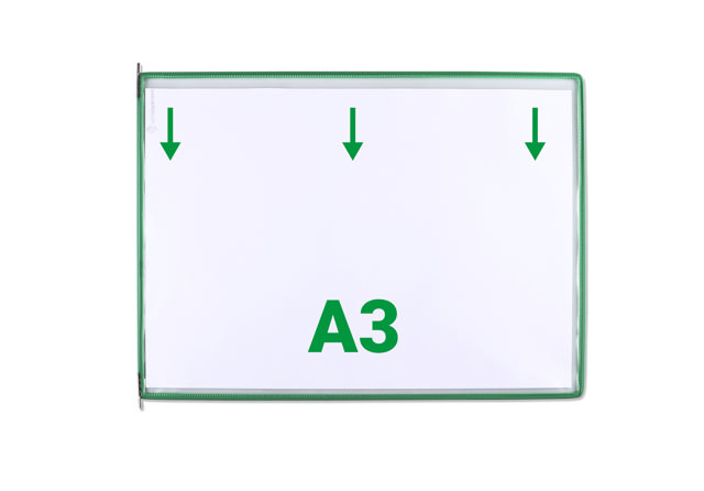 Tarifold zichtpaneel, A3, horizontaal