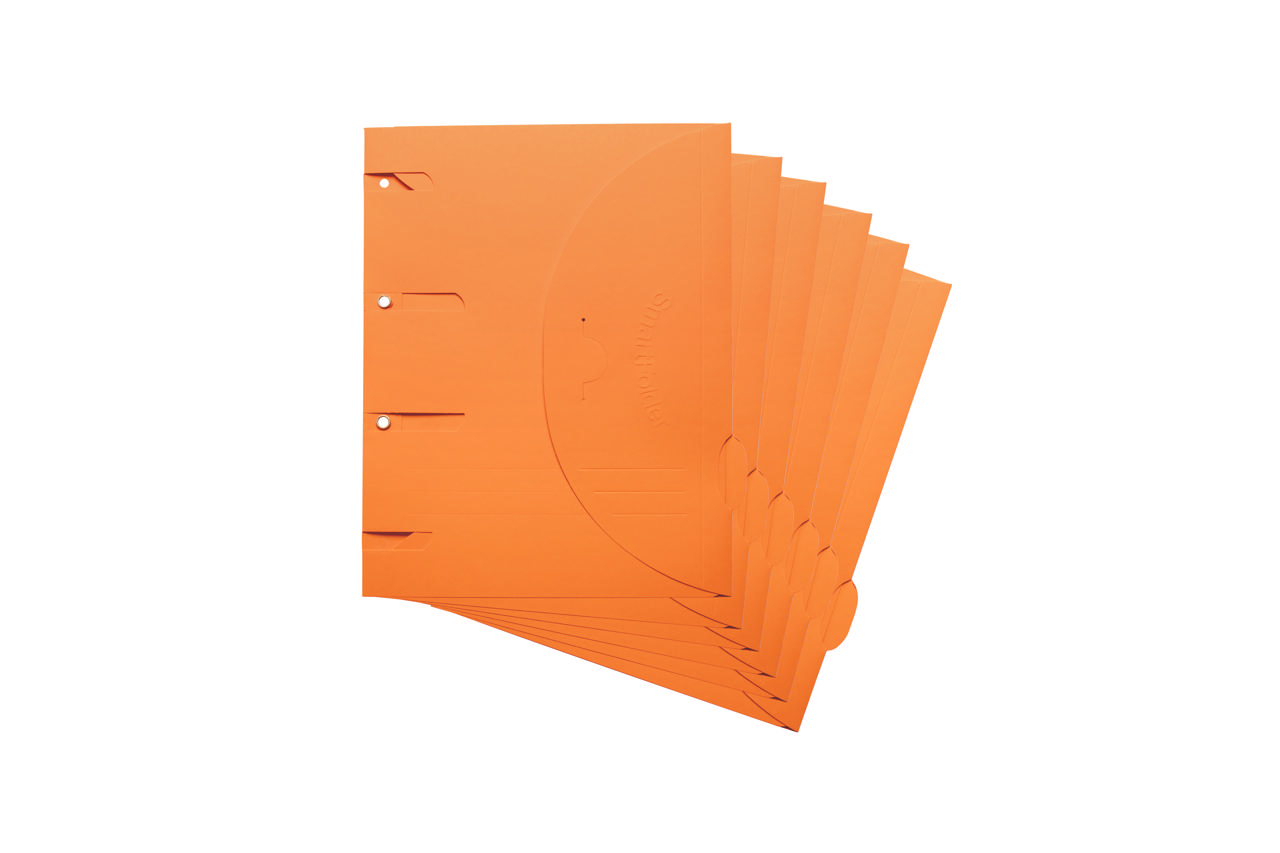 Smartfolder Perforerad Mapp, med Flik, A4