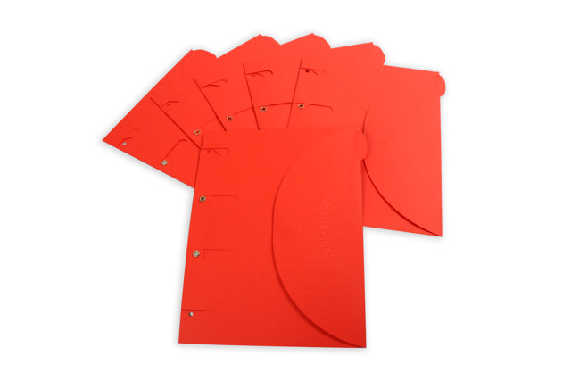 Smartfolder Perforerad Mapp, med Flik, A4
