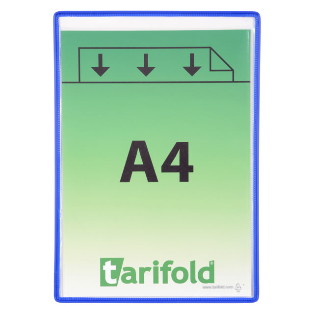 Tarifold Standard Lomme, Uden Drejetappe, A4